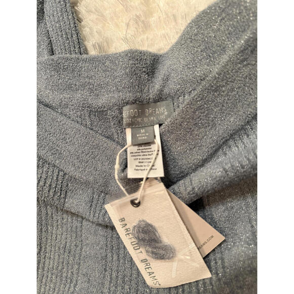 NWT! Barefoot Dreams® CozyChic® Ultra Lite® Metallic Ribbed Pajama Pants Size M - Picture 6 of 8